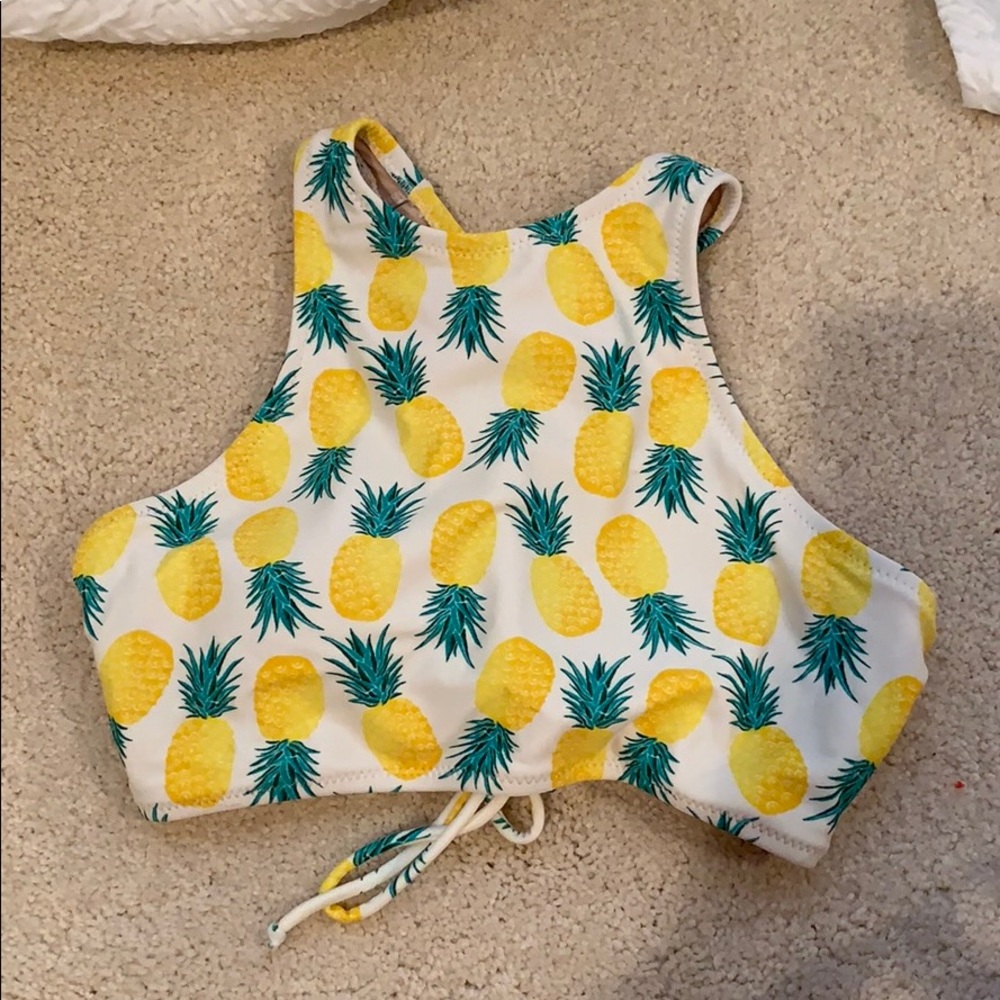 Pineapple swim top